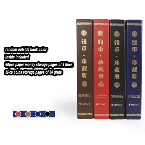 50 páginas bolsillos página moneda billete de banco carpeta álbum de libros hoja suelta EE. UU. - Imagen 6 de 10