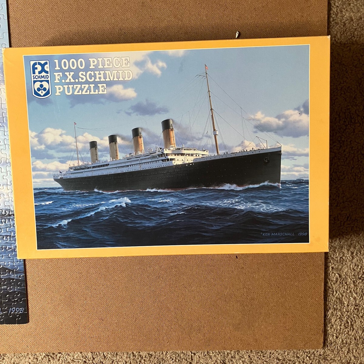 FX Schmid Puzzle Titanic Passage To Eternity 1000 Pieces Complete