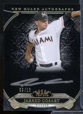 Jarred Cosart Card 2015 Topps Tier One New Guard Autographs Silver Ink #NGAJCS 