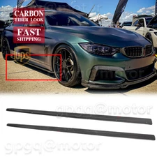 For BMW F32 F33 F36 4 Series M Sport 2014-2020 Carbon Fiber Side Skirt Extension