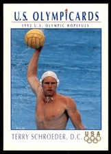 1992 IMPEL U.S. OLYMPICARDS TERRY SCHROEDER, D.C. USA #99