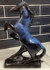 Blue Mountain Arts Pottery? Rearing Horse 12 Inches Tall