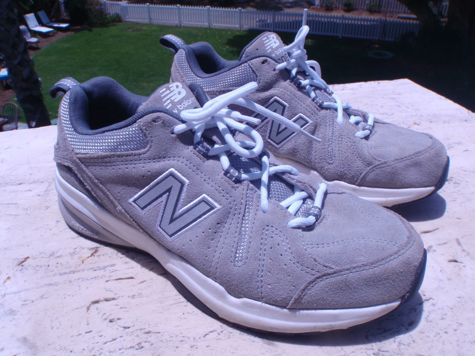 New Balance MX608UG5 UOMO 8 D EU 41.5 608 GRIGIO ARGENTO