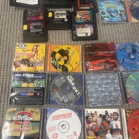 Sega Dreamcast And Genesis Console and 28 Game Bundle Lot Sonic Adventure