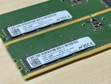 Micron DDR5 64GB 2X32GB 2RX8 PC5-5600B Desktop Ram.