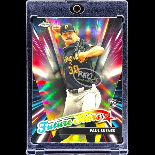 Paul Skenes RARE ROOKIE RC STARS REFRACTOR TOPPS INVESTMENT CARD PIRATES MINT