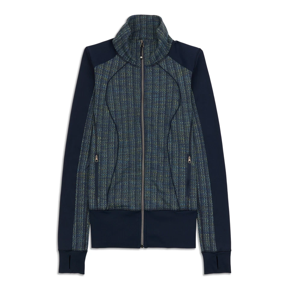 Chaqueta informal con cremallera para mujer Lululemon talla 2 multi