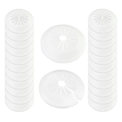 24Pcs Flange Pipe Cover Decoration,Wall Hole Cover for Water Pipe Decoration,...