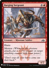 x1 Barging Sergeant - Mystery Booster - NM - MTG