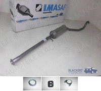 Imasaf Auspuff Mitteltopf, MSD für Opel Vectra A + CC