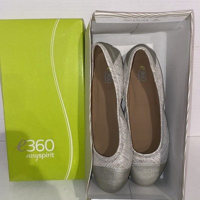 Easy Spirit E360 Women Shoes Metallic Ballet Flats Sz 9 See Photos/description