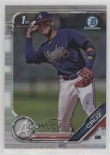 2019 Bowman Chrome Prospects Refractor 301/499 Derian Cruz #BCP-11 fm0