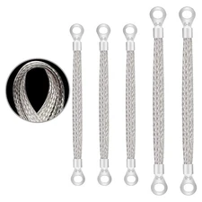 5× Universal Automotive Ground Strap Tinned Copper Car Engine Ground Strap Cable