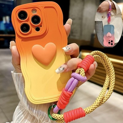 For iPhone 11 12 13 14 15 16 17 Pro Max Plus Air 16e Shockproof Case W/ Lanyard
