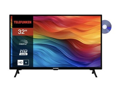 Telefunken 32 Zoll Smart TV Full HD HDR Triple-Tuner DVD Fernseher