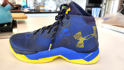 Under Armour Curry Basketball Shoes, Golden State Warriors blue