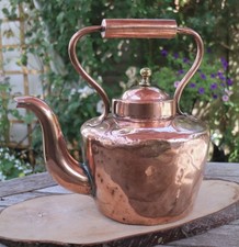 Large Antique Copper Kettle, possibly Scandinavian?