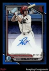2024 Bowman Chrome Draft Blue Refractor Ryan Waldschmidt 92/150 ROOKIE 1st AUTO