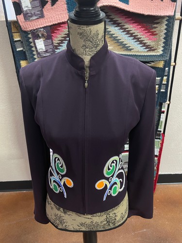 Conolly's Size Custom Purple USED Excellent Western Show Shirt