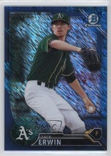 2016 Bowman Chrome Prospects Blue Shimmer Refractor Zack Erwin #BCP223 3q5