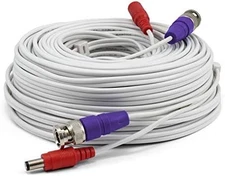 100ft BNC Coaxial Cable for Security Camera System