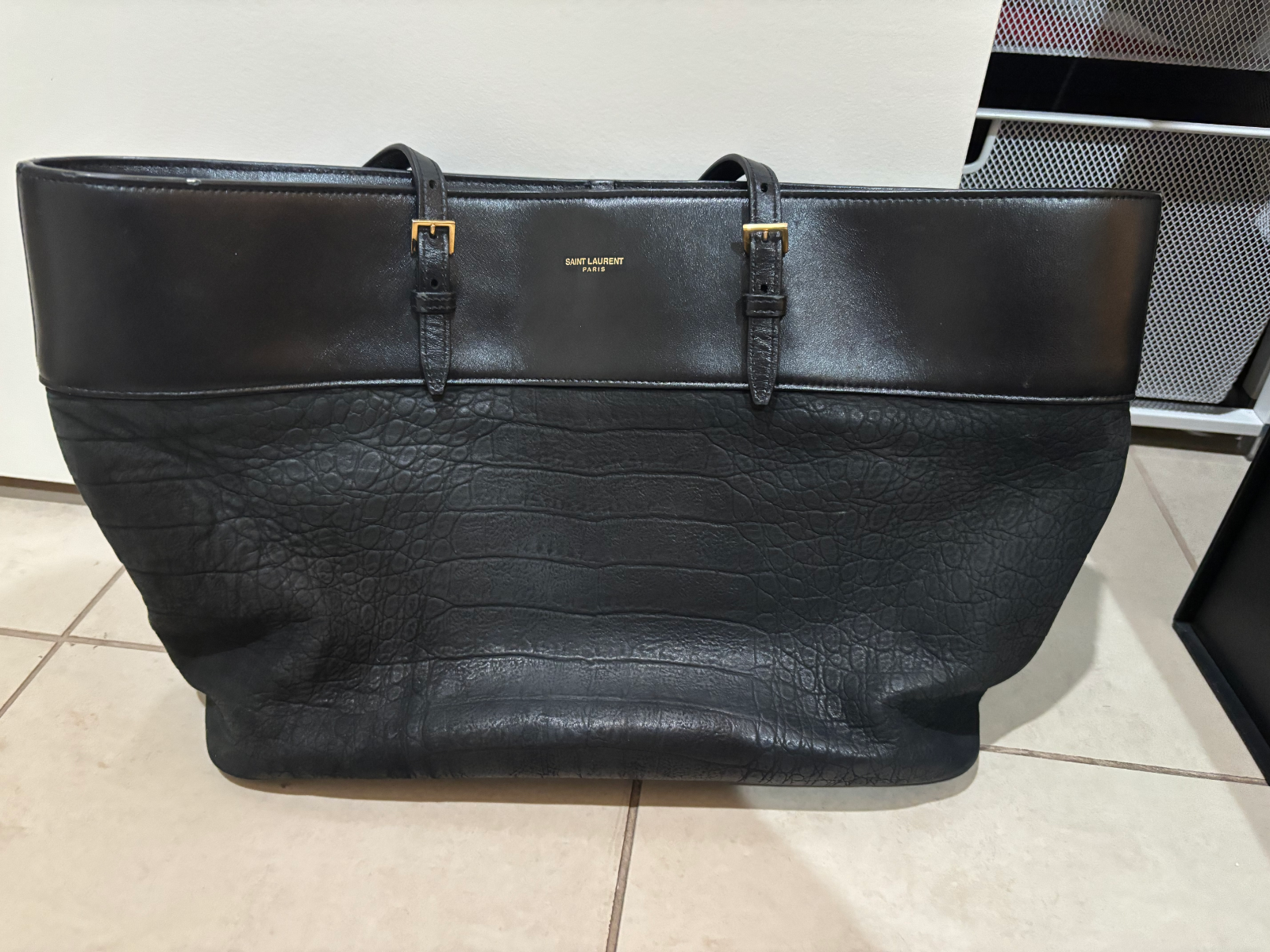 SAINT LAURENT Borsa YSL Edizione Speciale Vintage Nera