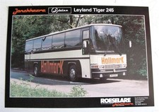 JONCKHEERE Leyland Tiger 245 Bus Commercial Vehicle Sales Sheet Jubilee P50