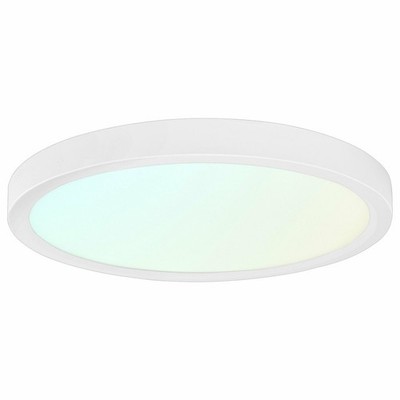 Luxrite 7 Inch LED Flush Mount Ceiling Light 15W 3 Color Options Dimmable