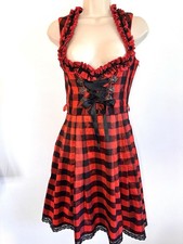 Landhaus Authentic Folk German Bavarian Tyrol Dirndl Dress Oktoberfest Size 32