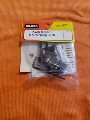 Du-Bro - Kwik Switch & Charging Jack New - Part 207 - JT25