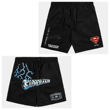 Superman Black Shorts Mens XL New Shoe Palace Exclusive $39.99 MSRP