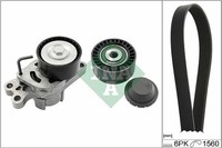 1X INA 529 0109 10 Keilrippenriemensatz FüR CitroëN Peugeot