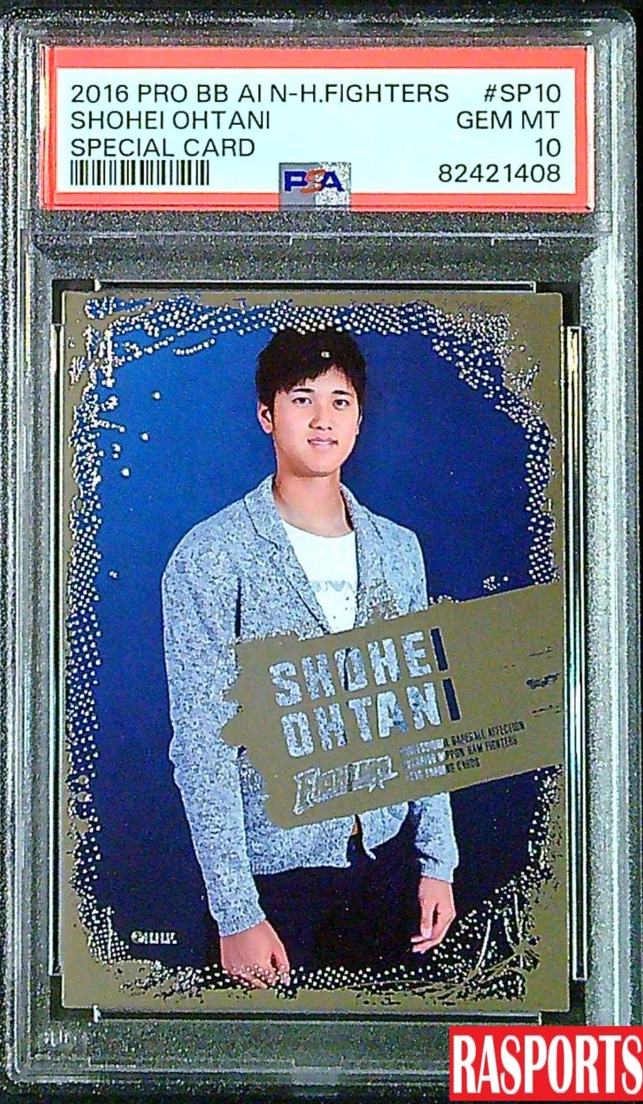 2016 PRO BB AL NIPPON-HAM FIGHTERS SHOHEI OHTANI ROOKIE SPECIAL #SP10 PSA 10 GMT