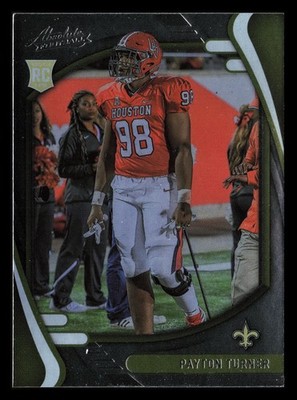Payton Turner 2021 Panini Absolute #194 New Orleans Saints ROOKIE BUY10GET5FREE