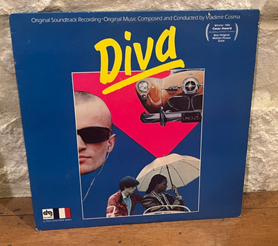 DIVA Original 1981 SOUNDTRACK LP DRG Vladimir Cosma NEAR MINT