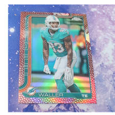 Topps 2025 Topps Chrome Darren Waller Miami Dolphins Red Refractor Card #193