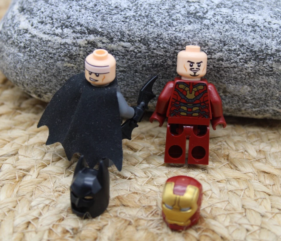 LEGO BATMAN new 52 Super Heroes DC Universe Minifigure & Marvel Ironman mk 43 - Image 4 of 4