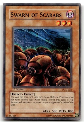 Swarm of Scarabs PGD-021 1st Edition Common Yu-Gi-Oh TCG MP