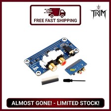 HiFi I2S DAC Sound Card for Raspberry Pi 5/4B/3B /Zero W RCA Headphone Jack