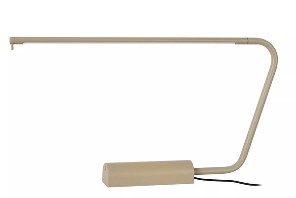 Led Tischlampe Taupe Schreibtisch 33 Cm 2700 K Dimmbar Touch Tischleuchte Modern-image