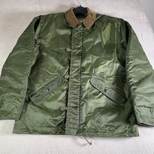 Vintage Alpha Industries Jacket Mens Medium Extreme Cold Weather Military 80s