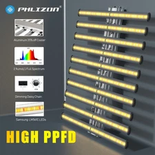 Phlizon 8000W LED Grow Light Full Spectrum Dimmable Bar Indoor Commercial 6x6ft