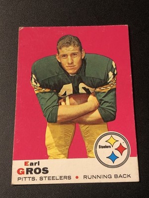 1969 Topps Earl Gros (Wearing Green Bay Packers Jersey) #86 VGEX