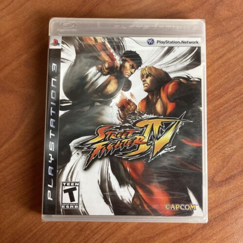 Street Fighter IV Playstation 3 PS3 NEW Factory Sealed 1st Print UPC PROMO COPY