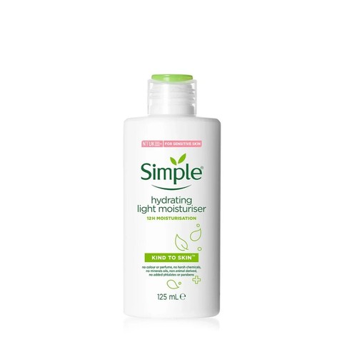 SIMPLE Hydrating Light Moisturiser 125ml - Maintain A Healthy Skin Barrier