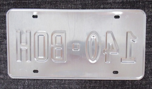 Colorado Rocky Mountain License Plate EXP 6 2001 #140-BOH - Picture 2 of 2