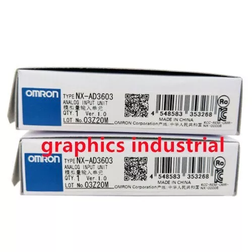 NEW Genuine Omron NX-AD3603 NXAD3603 Analog Input Unit In Box FAST SHIP