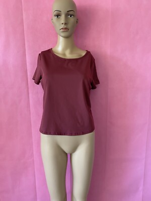 shien plum rose top with open back desgin size M (6)