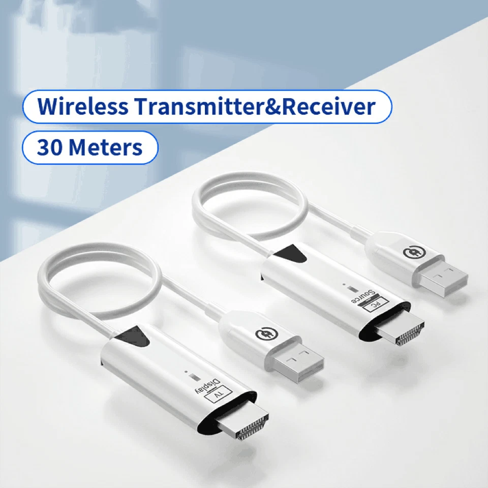 Wireless HDMI Transmitter and Receiver, 1080P HD Satellite Receiver HDMI Radio - Bild 4 von 4