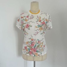 Zimmermann white floral print cotton t-shirt